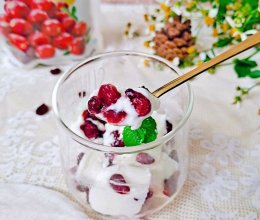 #莓语健康日记#蔓越莓酸奶冰～透心凉的做法
