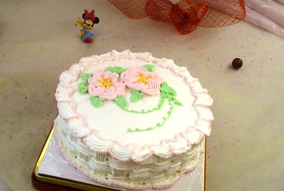 花篮裱花蛋糕