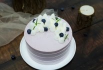 蓝莓雪芭之心日式蛋糕的做法