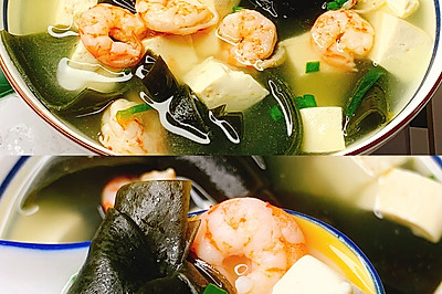 低脂美味还营养，超好喝的虾仁海带豆腐汤