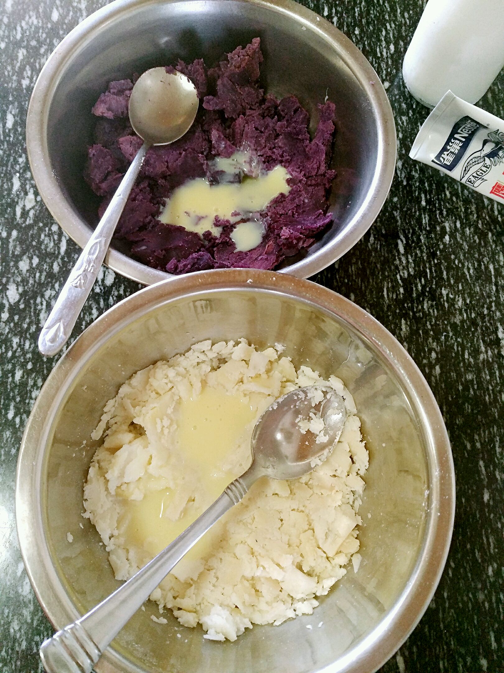 桂花紫薯山药糕怎么做_桂花紫薯山药糕的做法_jmy的私房菜_豆果美食