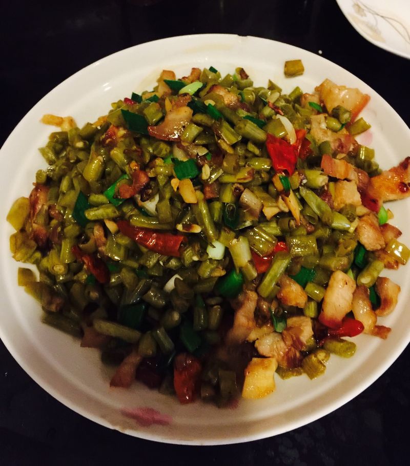 小五花肉酸豆角.