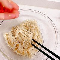 #珍选捞汁 健康轻食季#捞汁拌金针菇的做法图解5