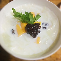 芒果牛奶椰肉汁的做法图解3