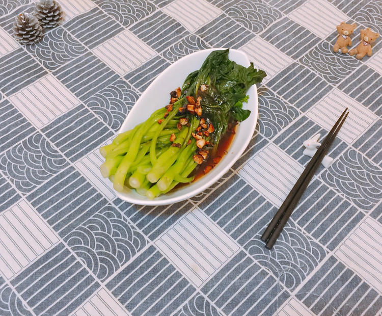 广式白灼菜心的做法