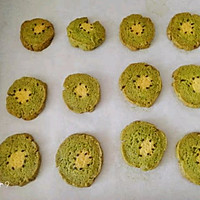 #“佳”节好滋味#超级简单的“奇异果”抹茶饼干的做法图解15