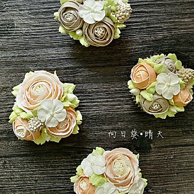 韩式裱花～唯美杯子蛋糕
