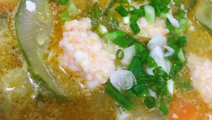 虾滑黄瓜汤