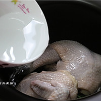 姜葱砂锅鸡的做法图解7