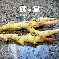 青豆米仔姜炒鸡丝的做法图解1