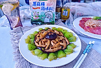 #轻食季怎么吃#减脂香菇炒油菜的做法