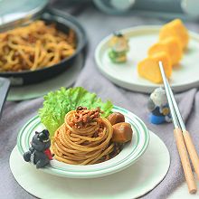 【营养早餐】意面+厚蛋烧