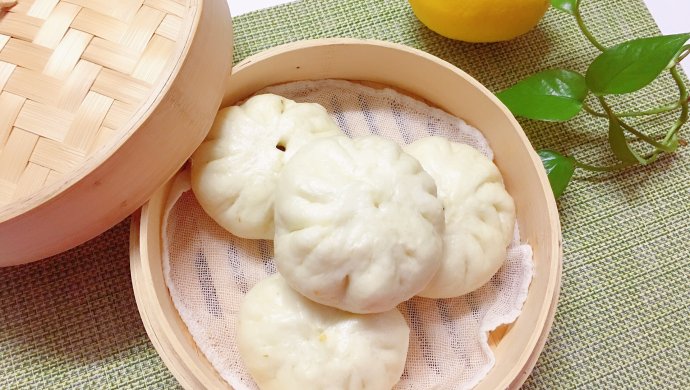 笋丝咸菜包子
