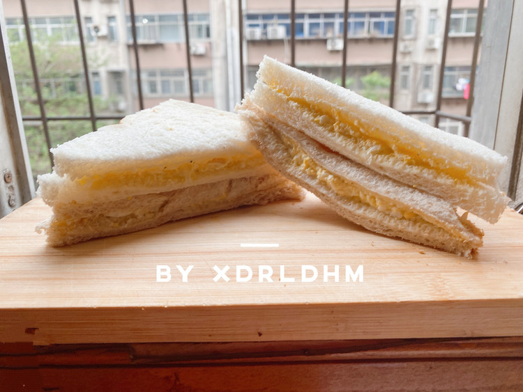 【便利店同款三明治‼️】蛋黄酱三明治❗️的做法