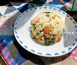 电饭煲腊肠菜饭的做法
