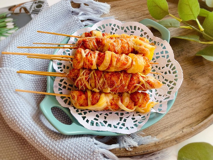 芝士鸡肉串的做法