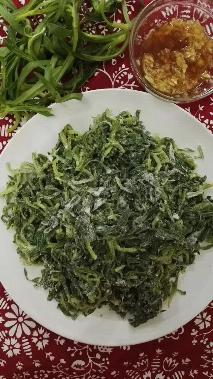 蒸面条菜的做法