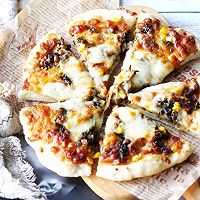 #2021趣味披萨组——芝香“食”趣#梅干菜披萨的做法图解18