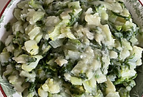 小白菜划土豆的做法