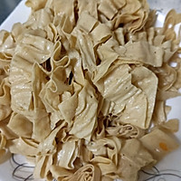 青菜豆筋的做法图解1