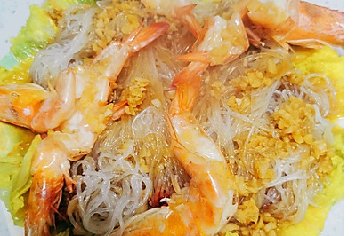 10分钟搞定，蒜蓉粉丝虾