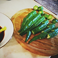 蘸來吃秋葵的做法图解4