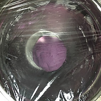 拍饼子，烙锅边---紫薯换个法子吃的做法图解3