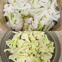 #东古滋味 幸福百味#营养减脂—素炒菜花的做法图解2