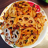 辣炒藕片的做法图解6