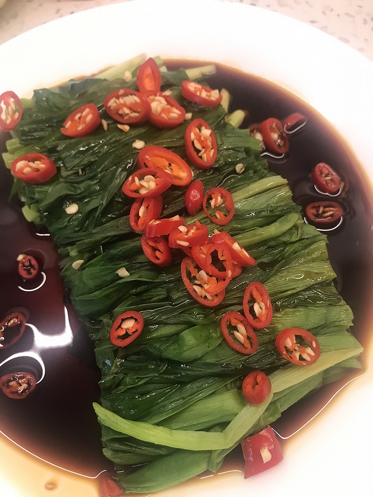 小白都能做 超鲜香凉拌韭菜的做法