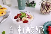 #美食视频挑战赛# 简单三步教你做蔓越莓谷物圈酸奶的做法