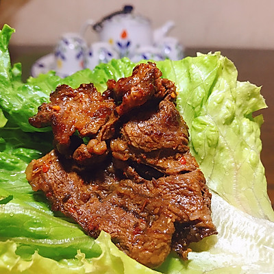 平底锅韩式烤牛肉