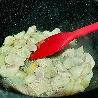 #李锦记旧庄蚝油鲜蚝鲜煮#超级下饭的蚝油豆腐烧肉的做法图解7