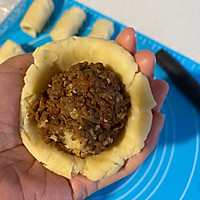 芝士爆浆牛肉派（蛋黄酥做法）的做法图解14