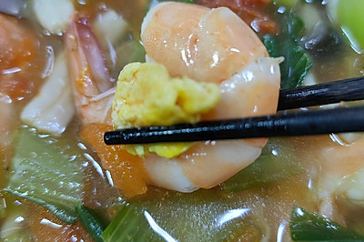 番茄虾仁蘑菇汤