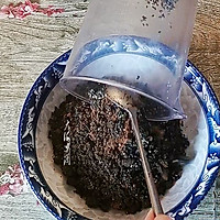 #橄榄中国味 感恩添美味# 黑芝麻馅的做法图解4