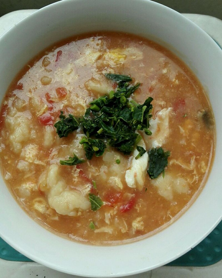爸爸的早饭！西红柿疙瘩汤的做法