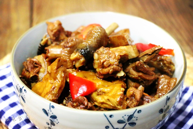 红烧鸡与豆干