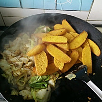 大头菜炒饼子的做法图解10