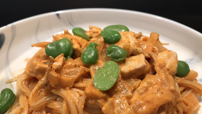 烤番茄酱 鸡肉意面pasta 适合中国胃的你