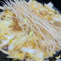 #花式炖煮不停歇#大白菜五花肉豆腐炖粉条的做法图解4
