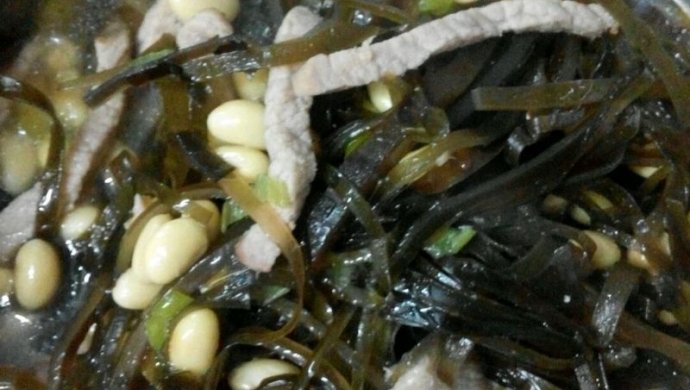 海带炖黄豆