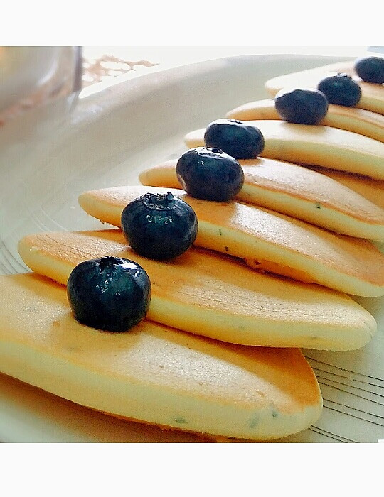 夏日小清新～柠叶pancake的做法