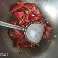 #夏日冰品不能少#西红柿炒鸡蛋的做法图解7