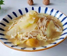 蛋蛋鸡丝冬瓜汤的做法
