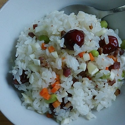 香肠时蔬饭-电饭煲版懒人美食