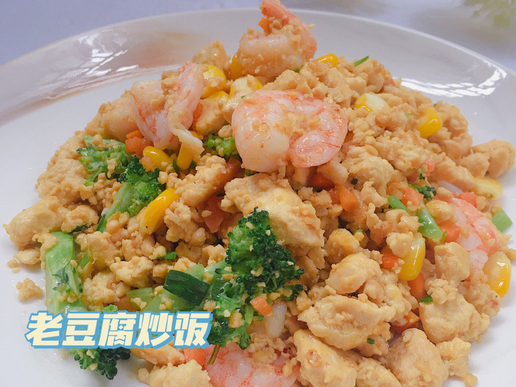 豆腐炒饭的做法