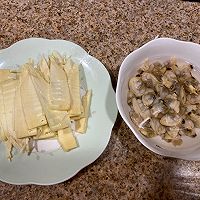 蛤蜊冬笋金针菇的做法图解3