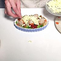 丸子妹厨房 | 快食料理之“芝士肉丸焗饭”的做法图解4