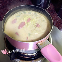 【Linly美食屋】网红牛奶辛拉面汤的做法图解7